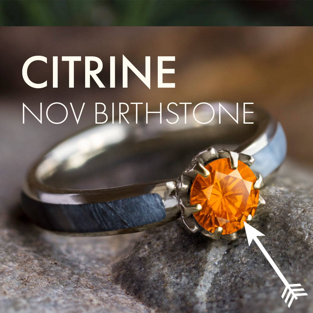 Citrine Engagement Ring