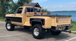1978 Chevy K10 P3 544K train horn under-hood install