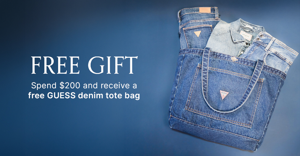Free Denim Tote Bag With All Orders Over $200