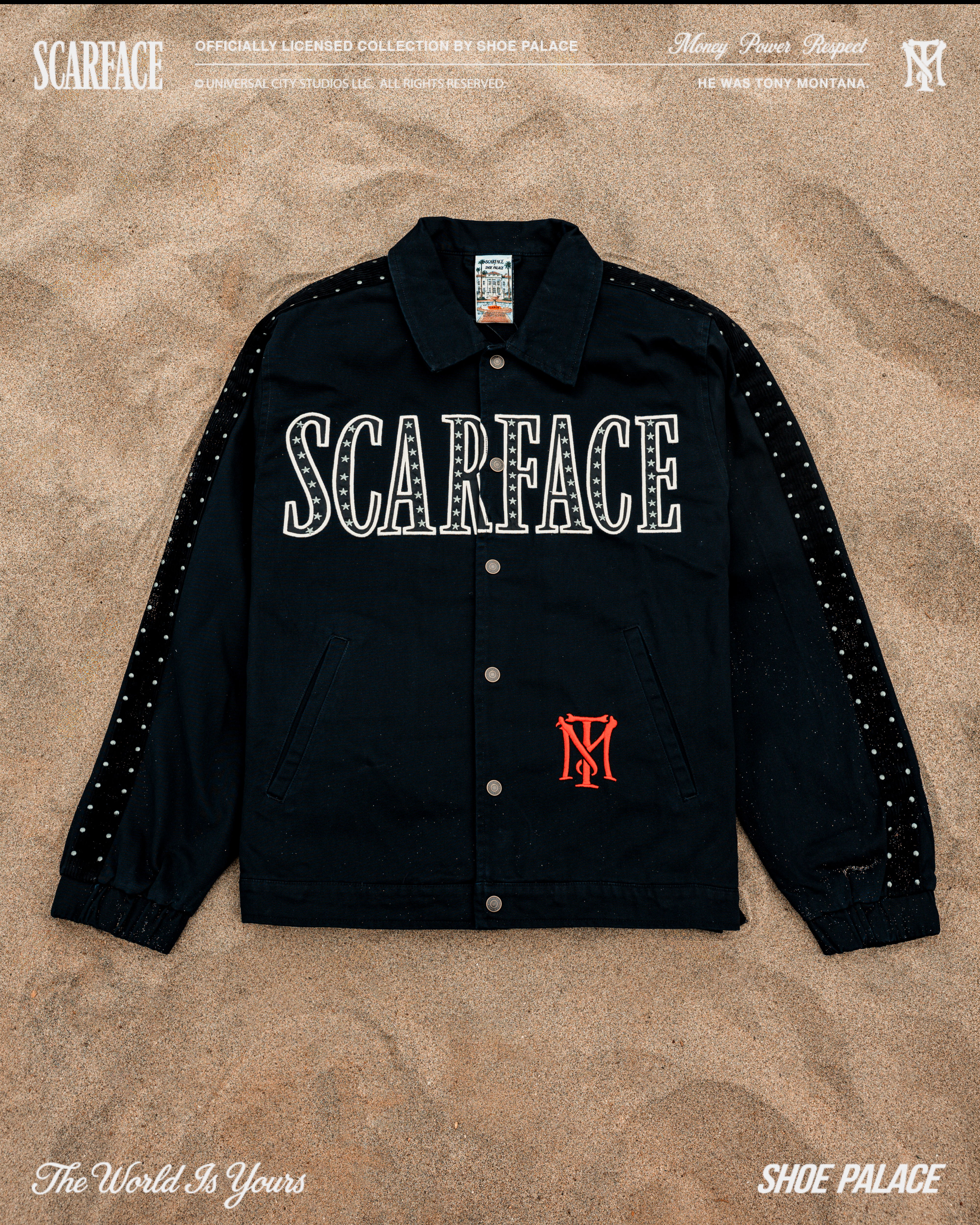 Black jacket with 