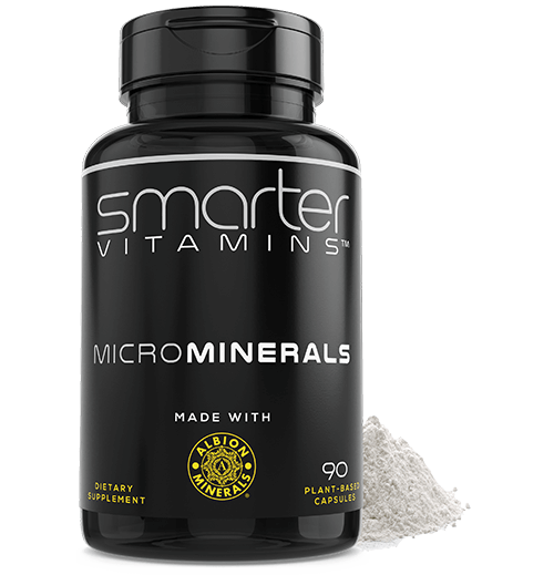 Bottle of Microminerals, made with Albion Minerals.