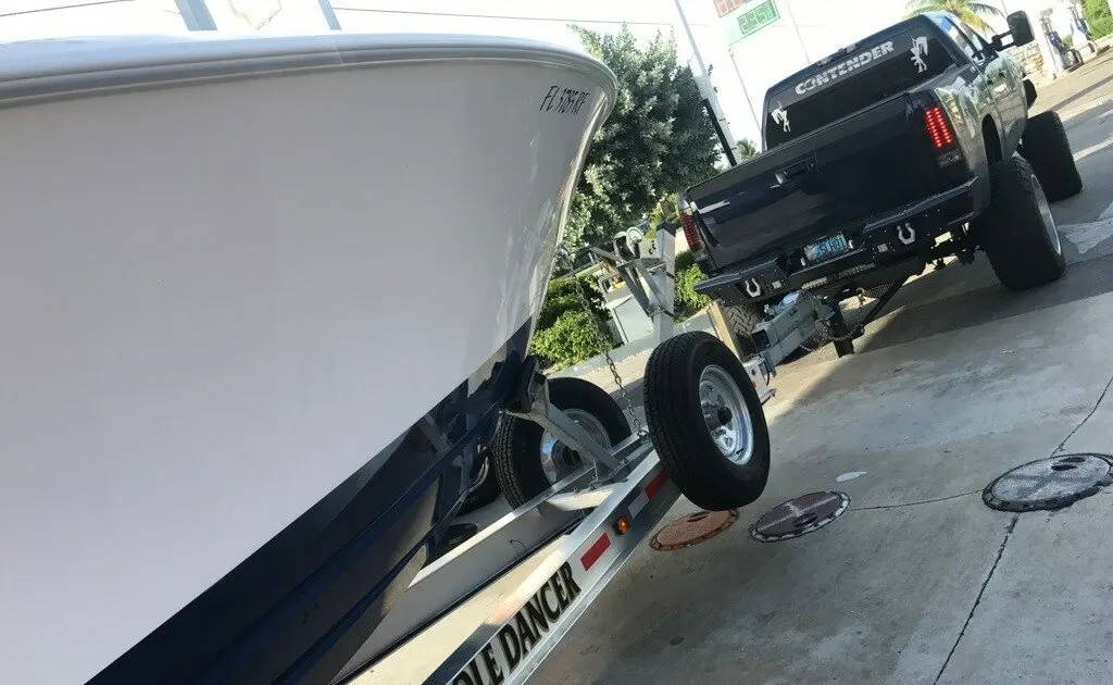 Black Chevy Contender Boat ED2510
