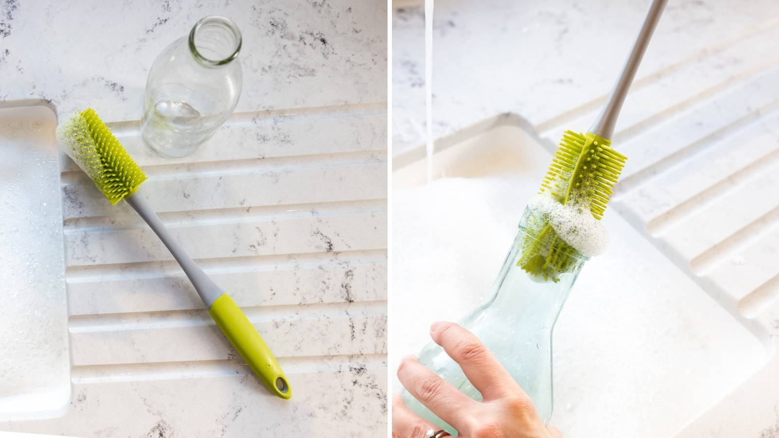 KitchenCraft Silicone Bottle Cleaning Brush