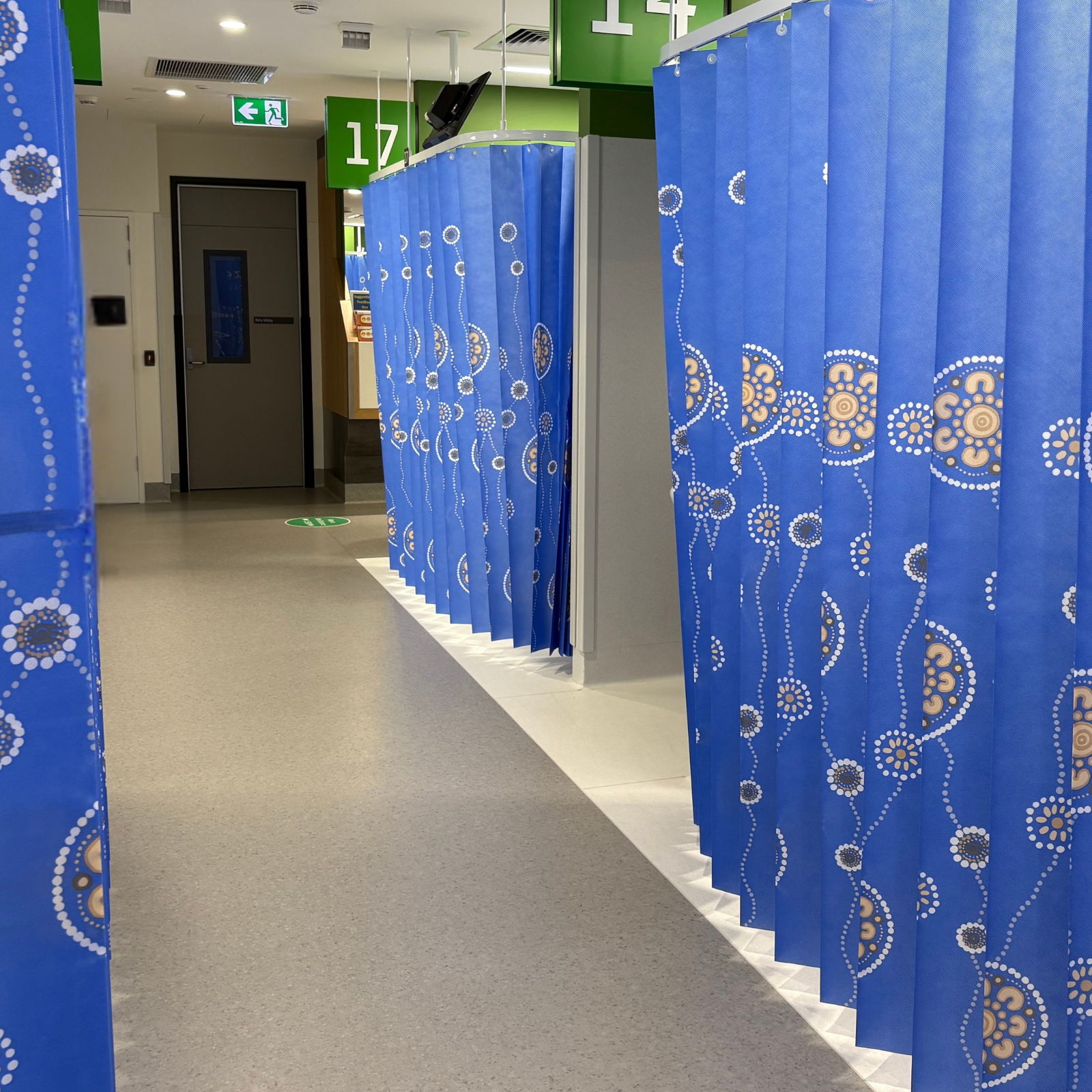 Road to Recovery MediCurtains in Hospital Ward
