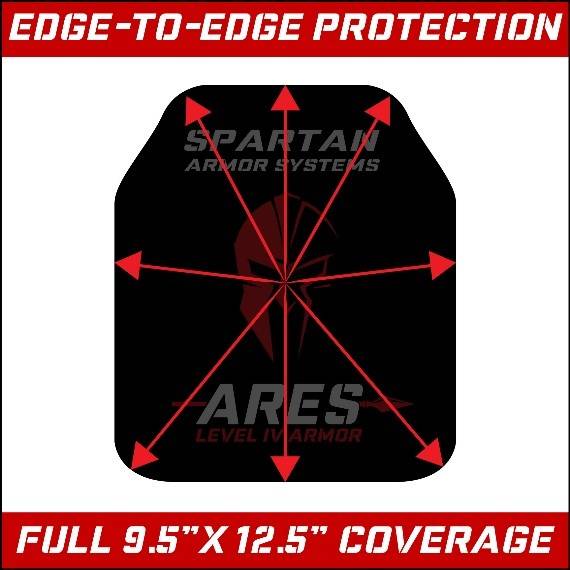 Edge-to-edge protection - Full 9.5x12.5 Coverage