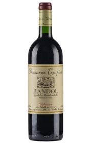 A bottle of red wine labeled Bandol from Domaine Tempier.