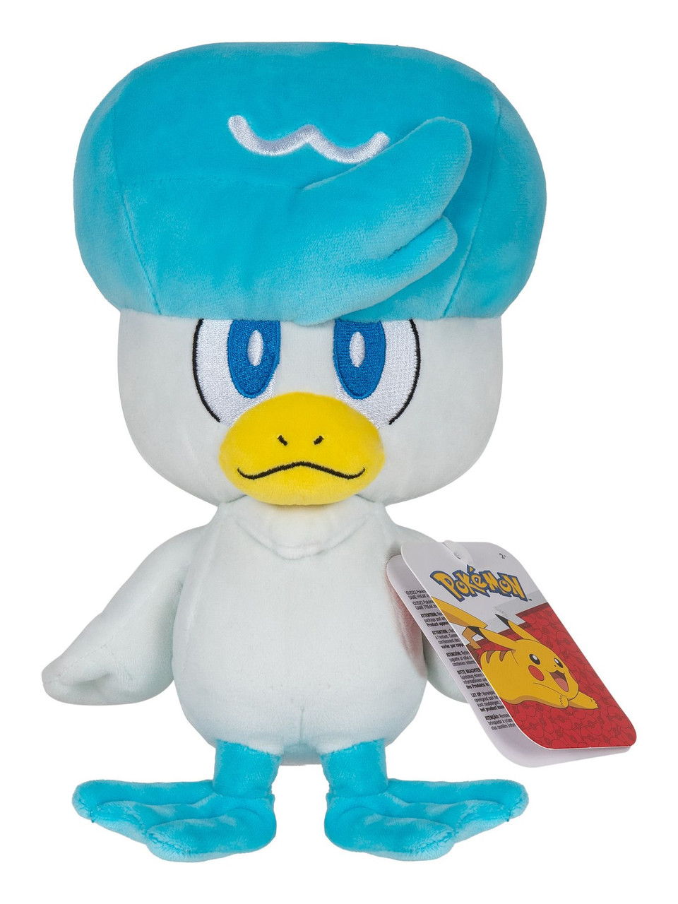 A plushie of the Pokémon Quaxly.