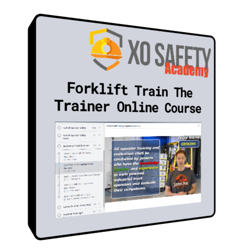Forklift Train The Trainer Online Course Xo Safety