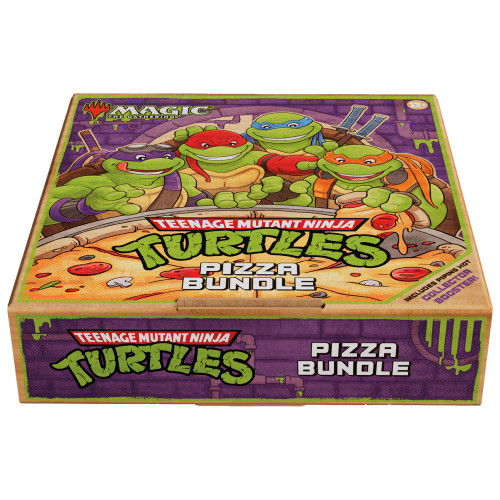  Teenage Mutant Ninja Turtles TMNT Pizza Bundle game box with colorful artwork.
