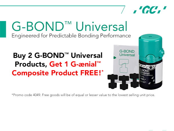 G-BOND Universal product promotional image with offer details.