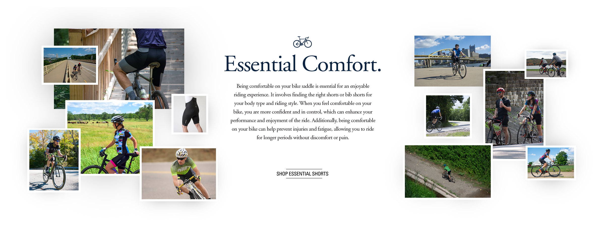 Essential comfort for cycling