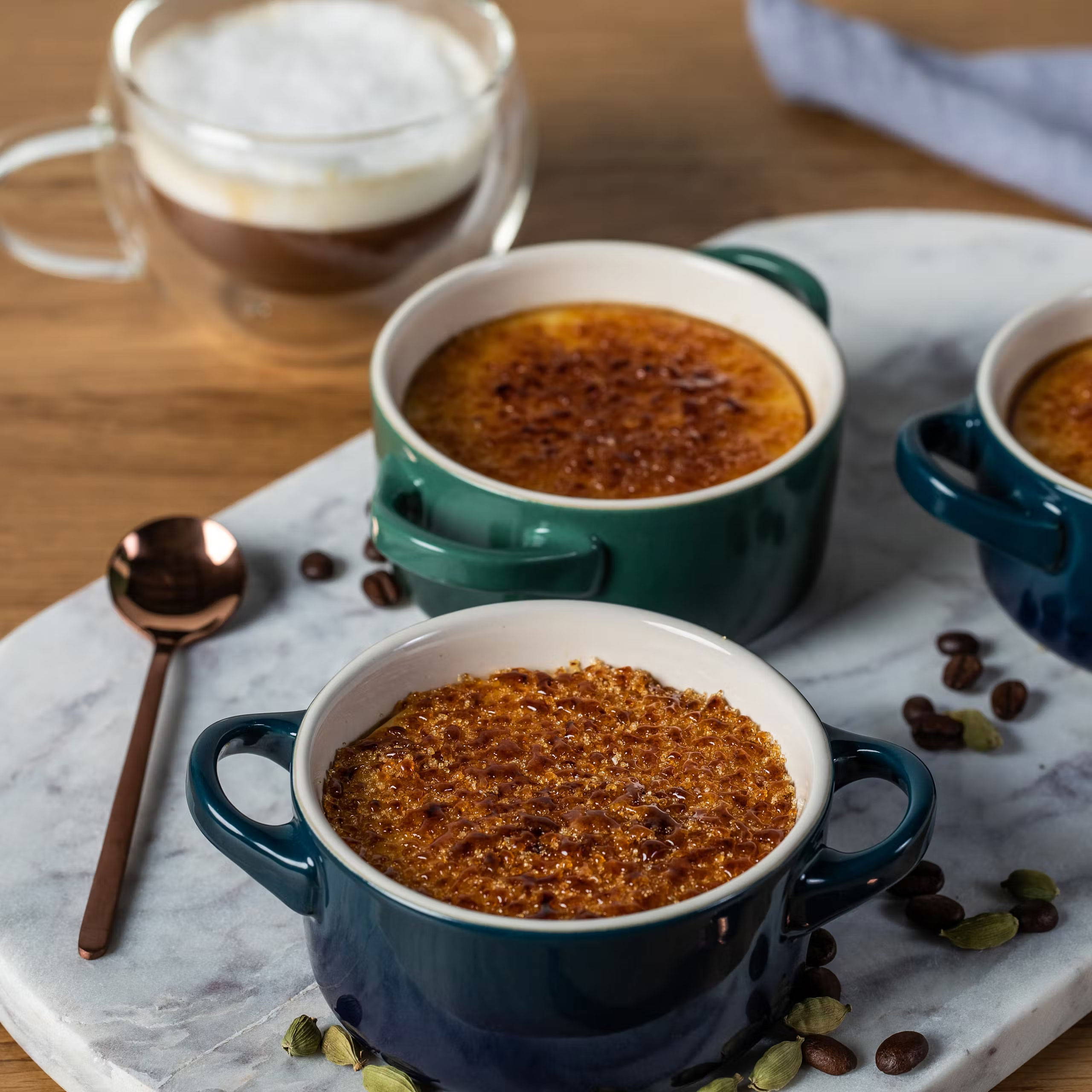 Coffee and Cardamom Creme Brulee - Cafe Appliances