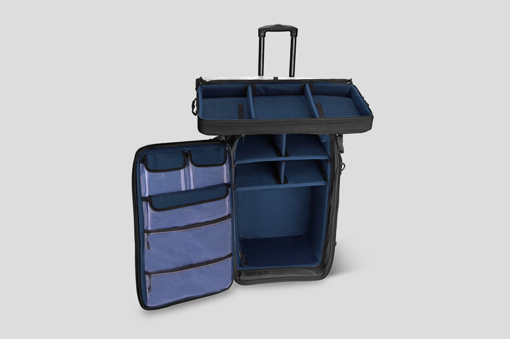 Proaim Cine Cube Mobile Audio Workstation Bag | Trolley System with Outdoor Wheels