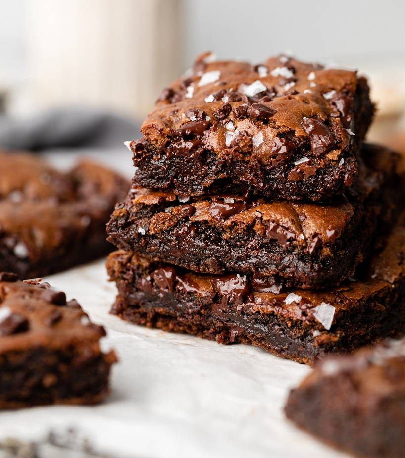 Double Chocolate Tahini Brownies