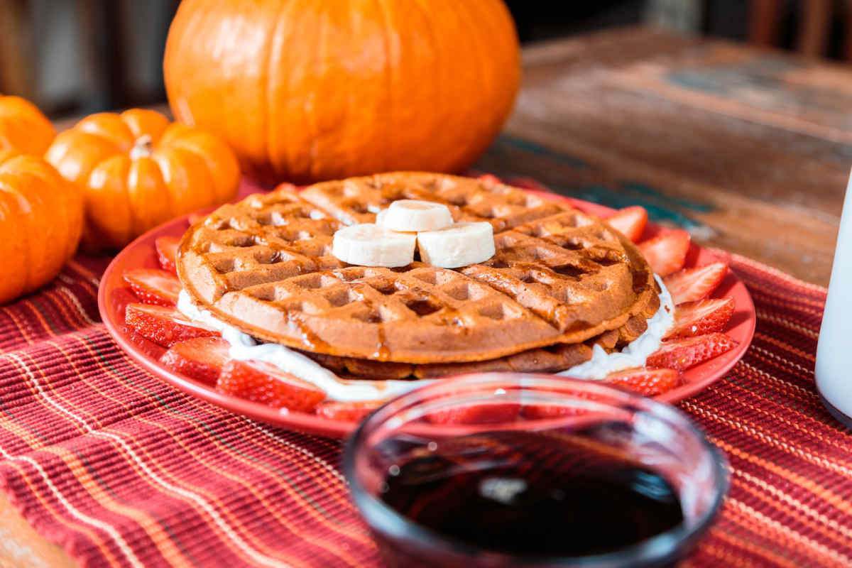 Pumpkin waffles | How To Eat Chia Seeds | 21 Chia Seed Uses
