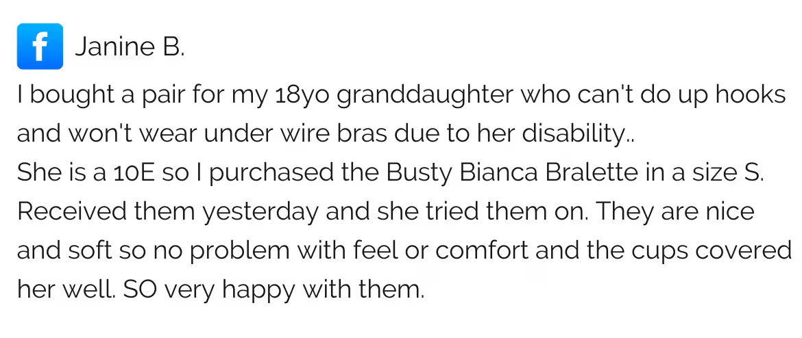 bra for disability