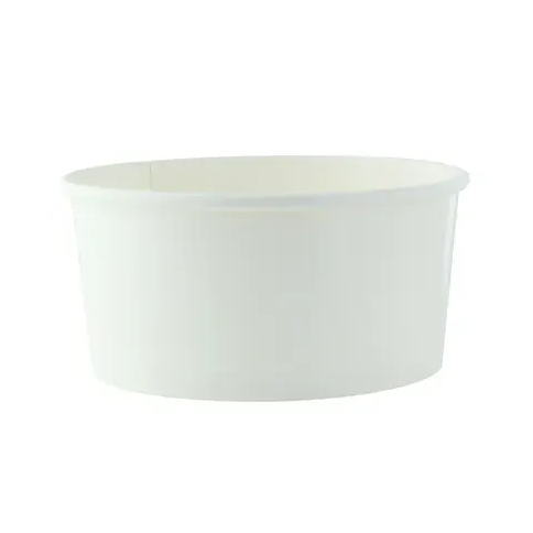 A white paper bucket