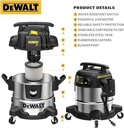 Dewalt DXV20S Wet & Dry Vacuum Cleaner