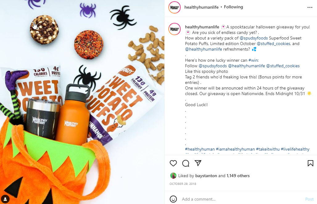 Past collaborations with Spudsy foods
