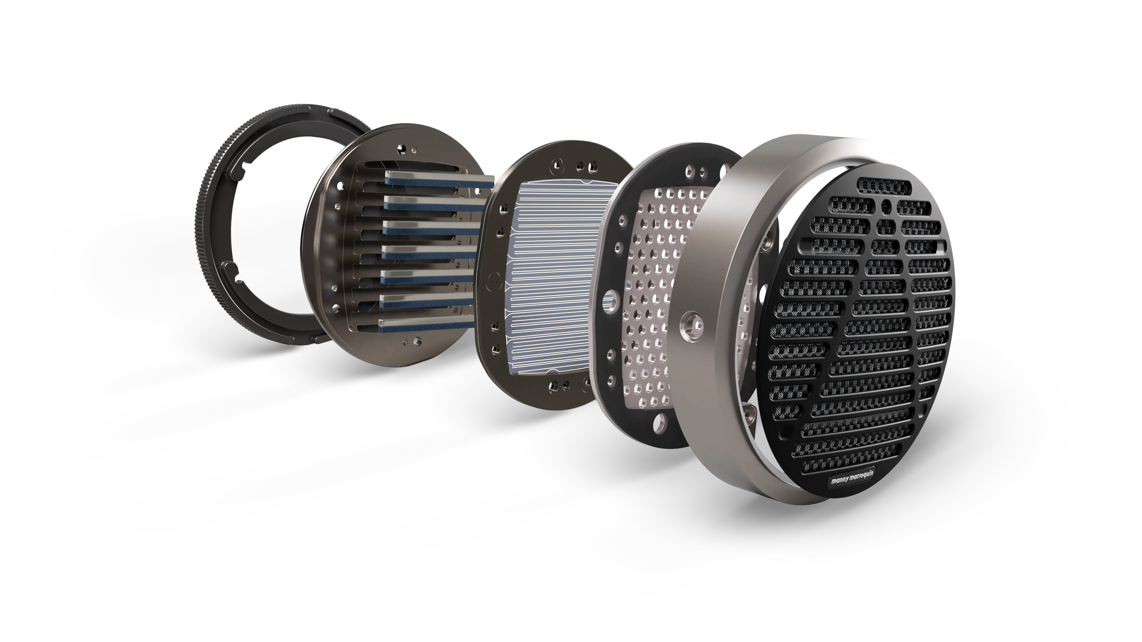 MM-520 driver in an exploded view