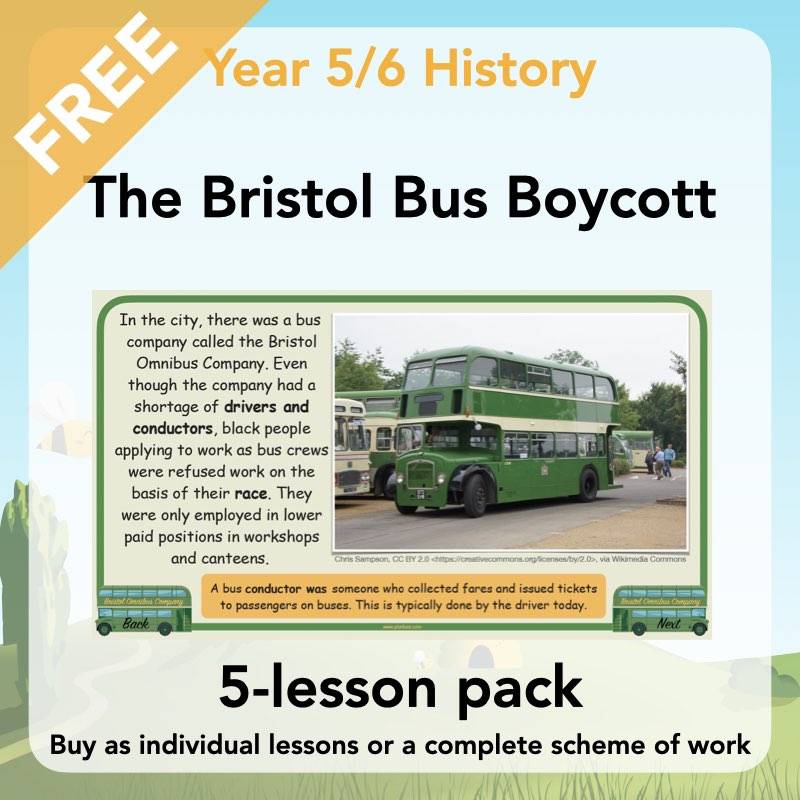 The Bristol Bus Boycott Free KS2 History Lessons