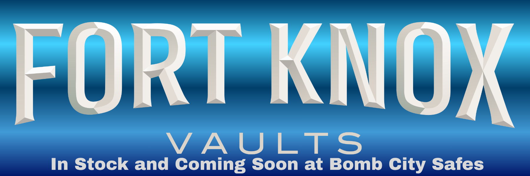 Ft Knox Vaults In Stock and Coming Soon 