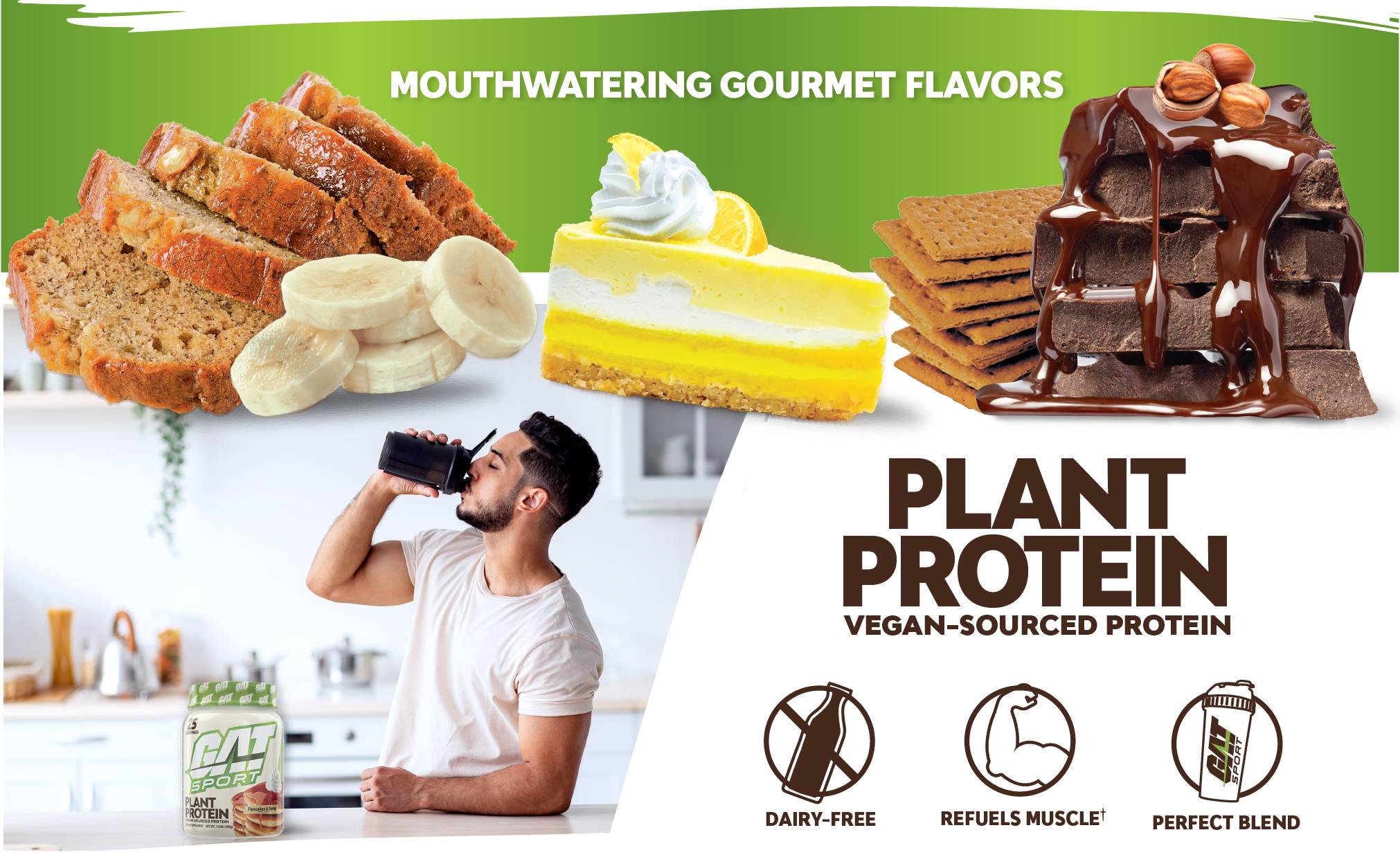 Mouthwatering gourmet flavors, vegan-sourced plant protein