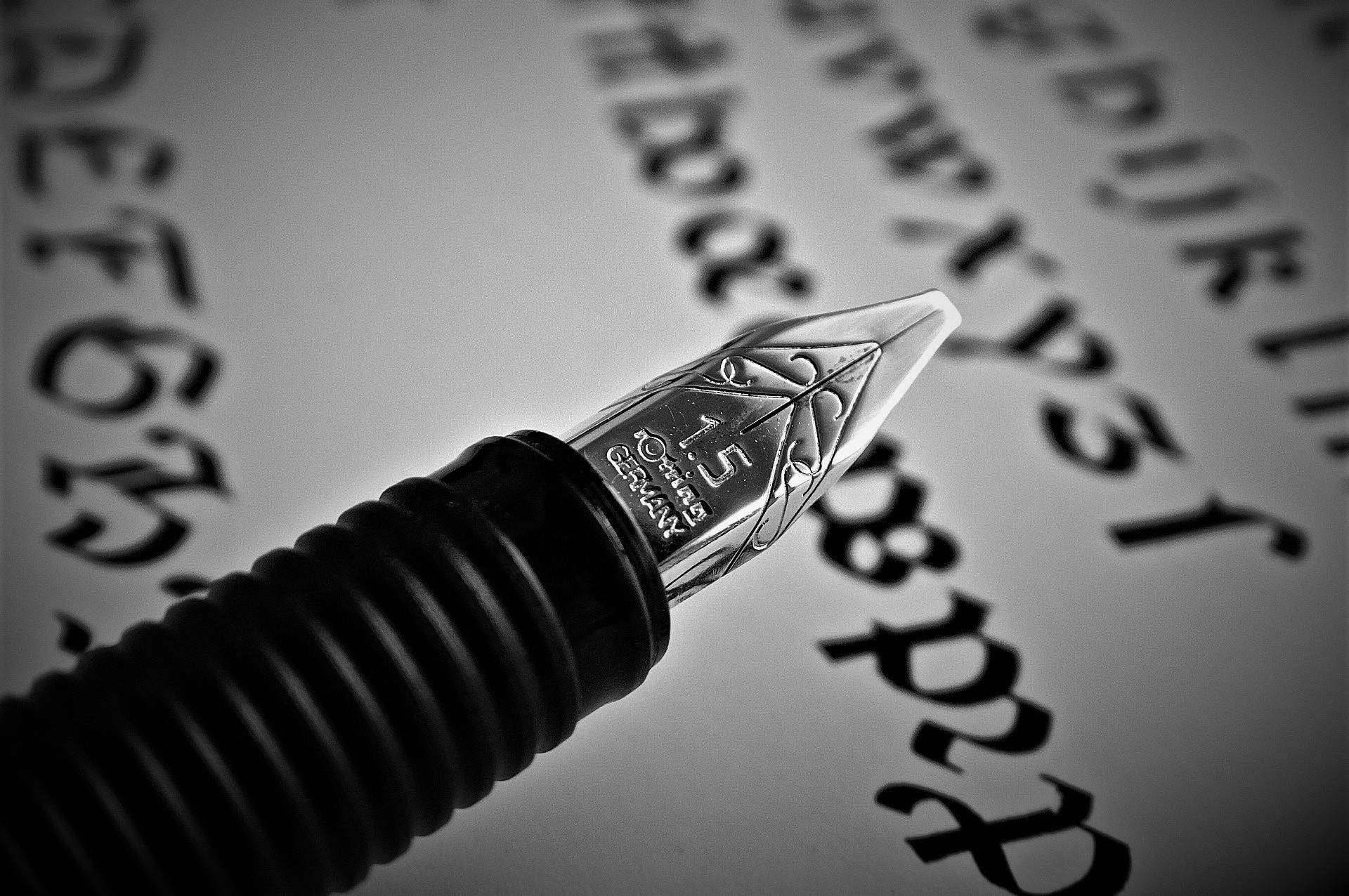 Kalligraphie Füller mit Bandzugfeder