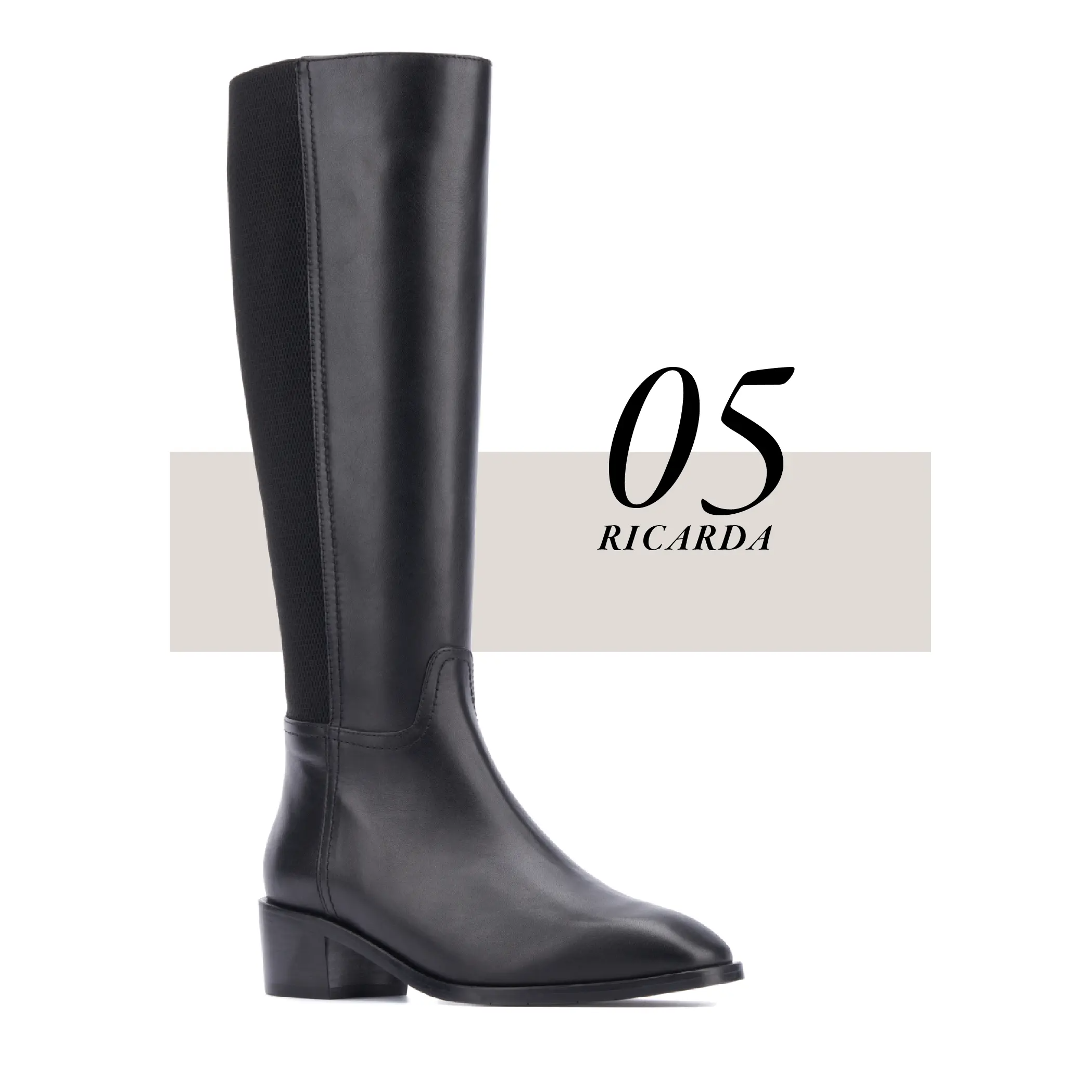 5: The Ricarda boot in Black