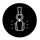 Crossrope icon featuring fast click connector