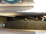 Black air tank brass fittings interior compartment behind seat Toyota 4Runner Shocker XL gallery photo 11