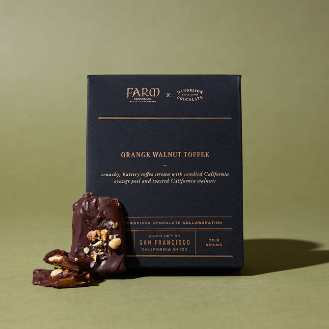 Orange Walnut Toffee