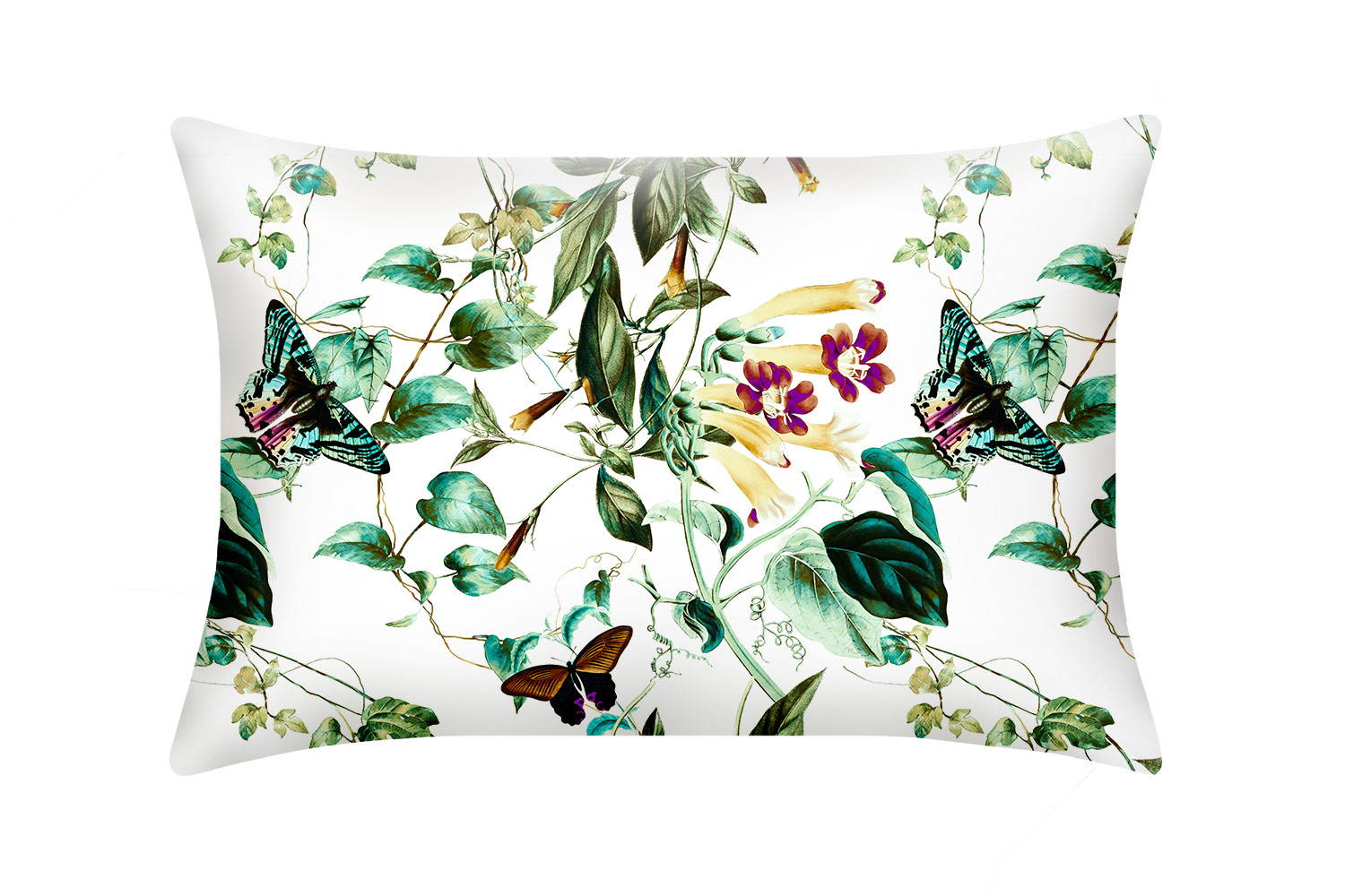 botanical printed silk pillowcase by Mayfairsilk