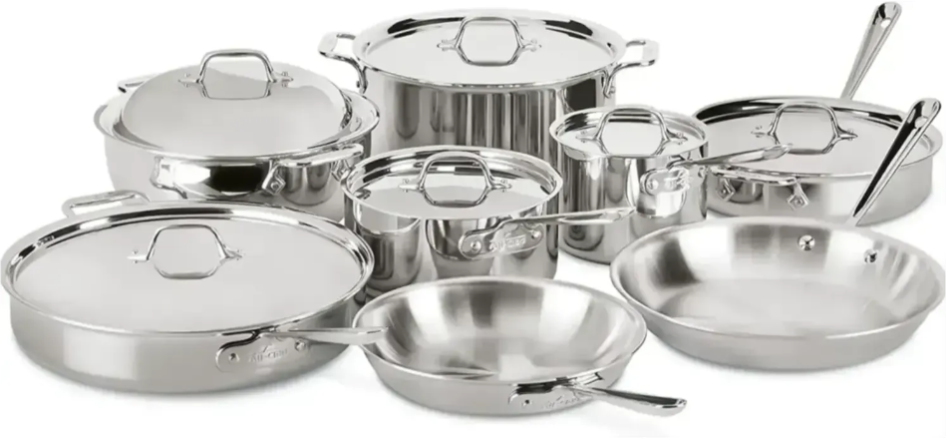 All-Clad D3 Stainless Steel Cookware