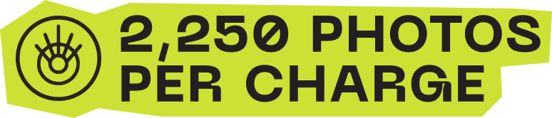 2,250 Photos Per Charge
