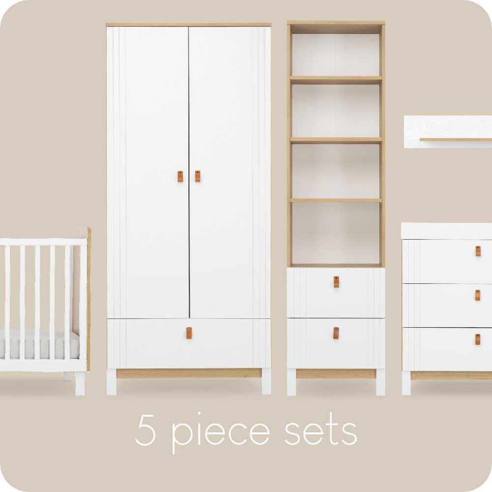 CuddleCo 5 Piece Nursery Roomset