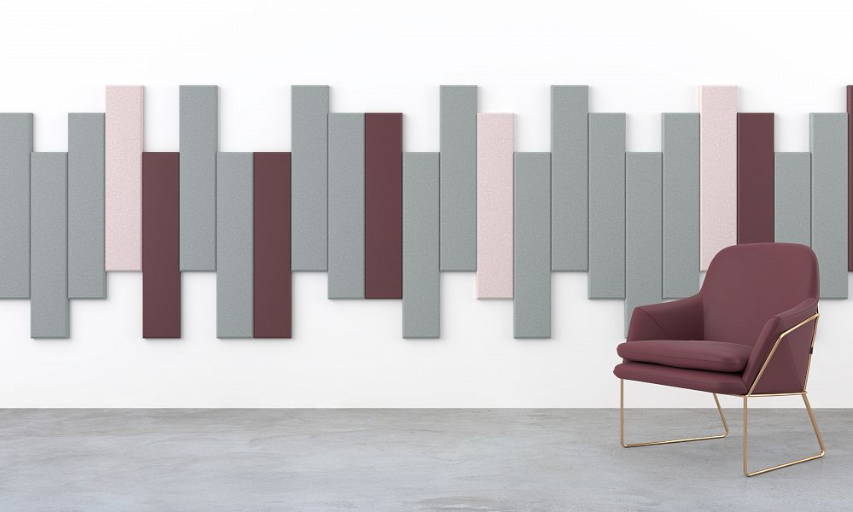 Fluffo edge acoustic 3D wall panels 