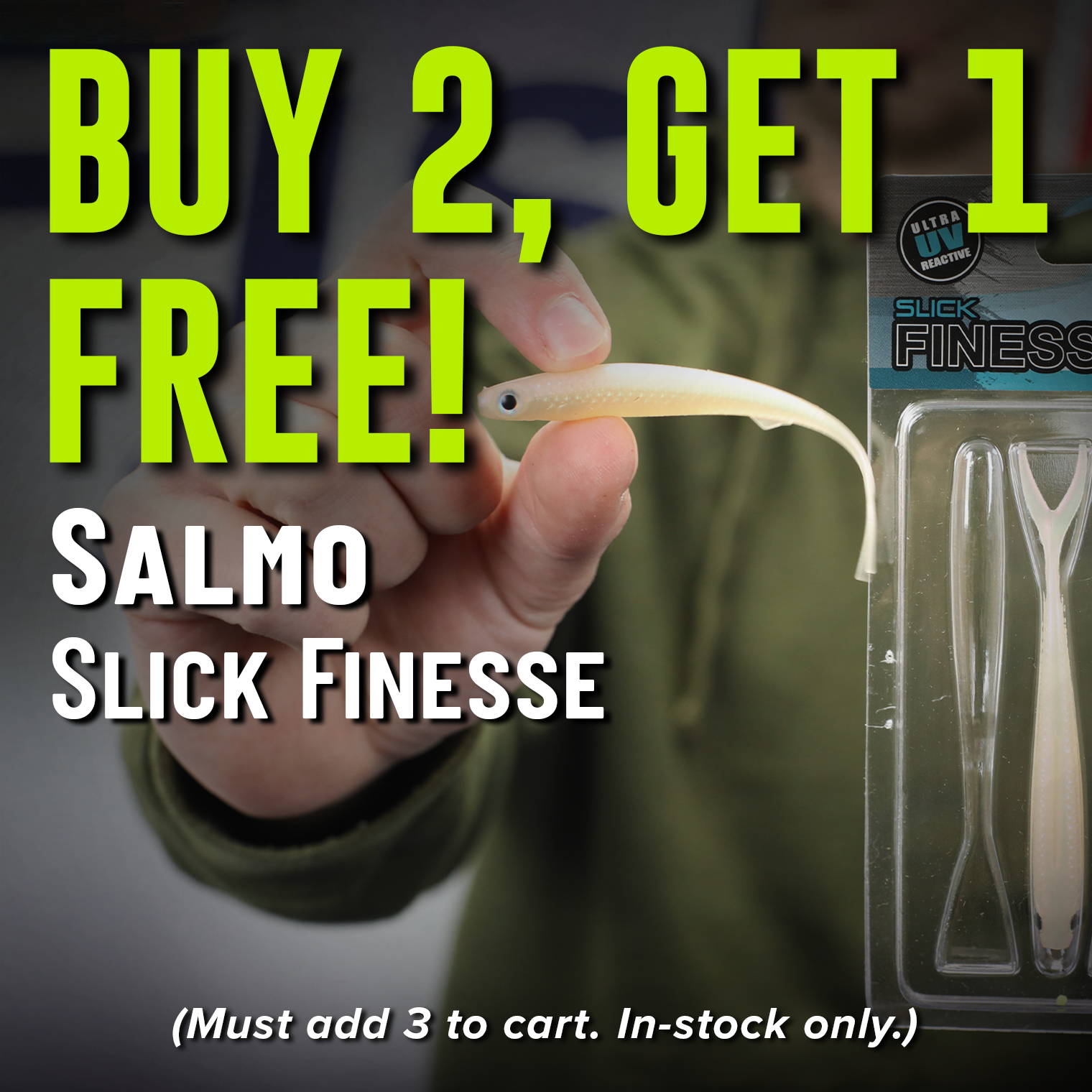 Buy 2, Get 1 Free! Salmo Slick Finesse (Must add 3 to cart. In-stock only.)