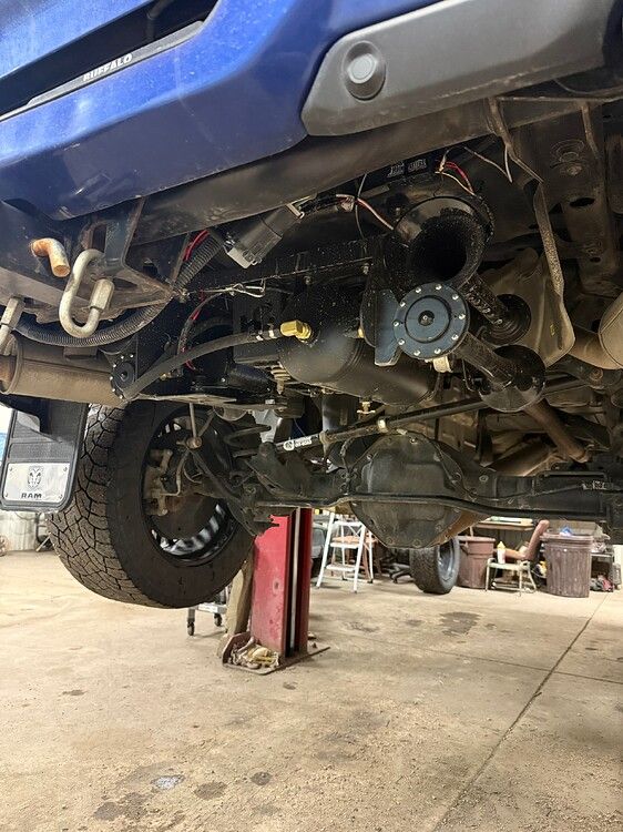 2019 Ram 1500 Stealth Spare Tire Delete train horn install