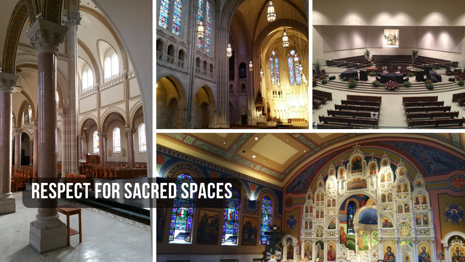 lighting and audio that respects worship spaces and historical architecture