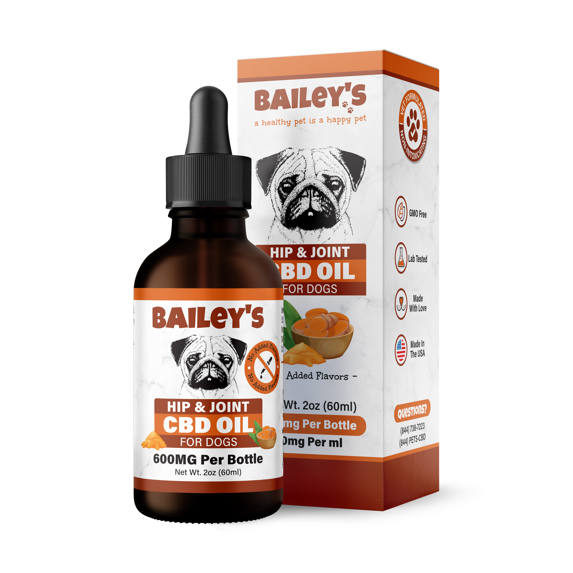 Hip & Joint CBD Oil For Dogs 600mg