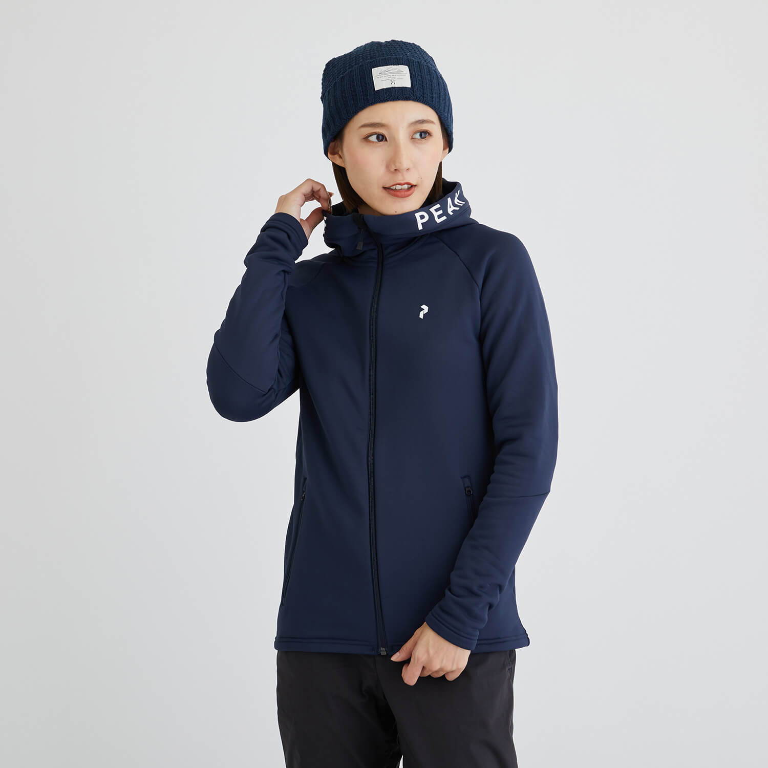 PeakPerformance（ピークパフォーマンス）/ライダージップフード/ネイビー/WOMENS