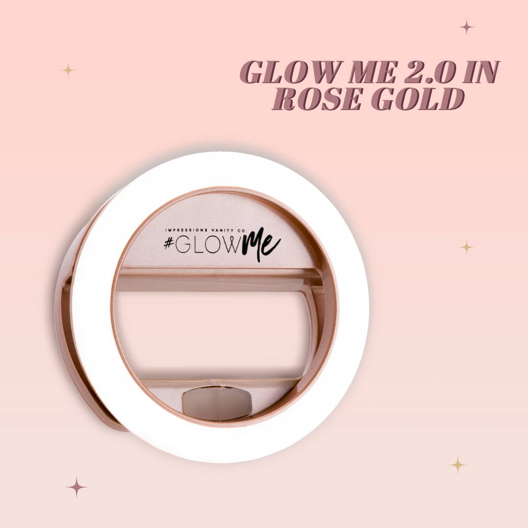 glow me 2.0 in rose gold