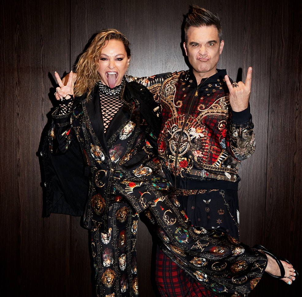 CAMILLA X ROBBIE WILLIAMS | Australian Fashion Designer Camilla Franks, designs exclusive collaboration with UK Rockstar Robbie Williams.