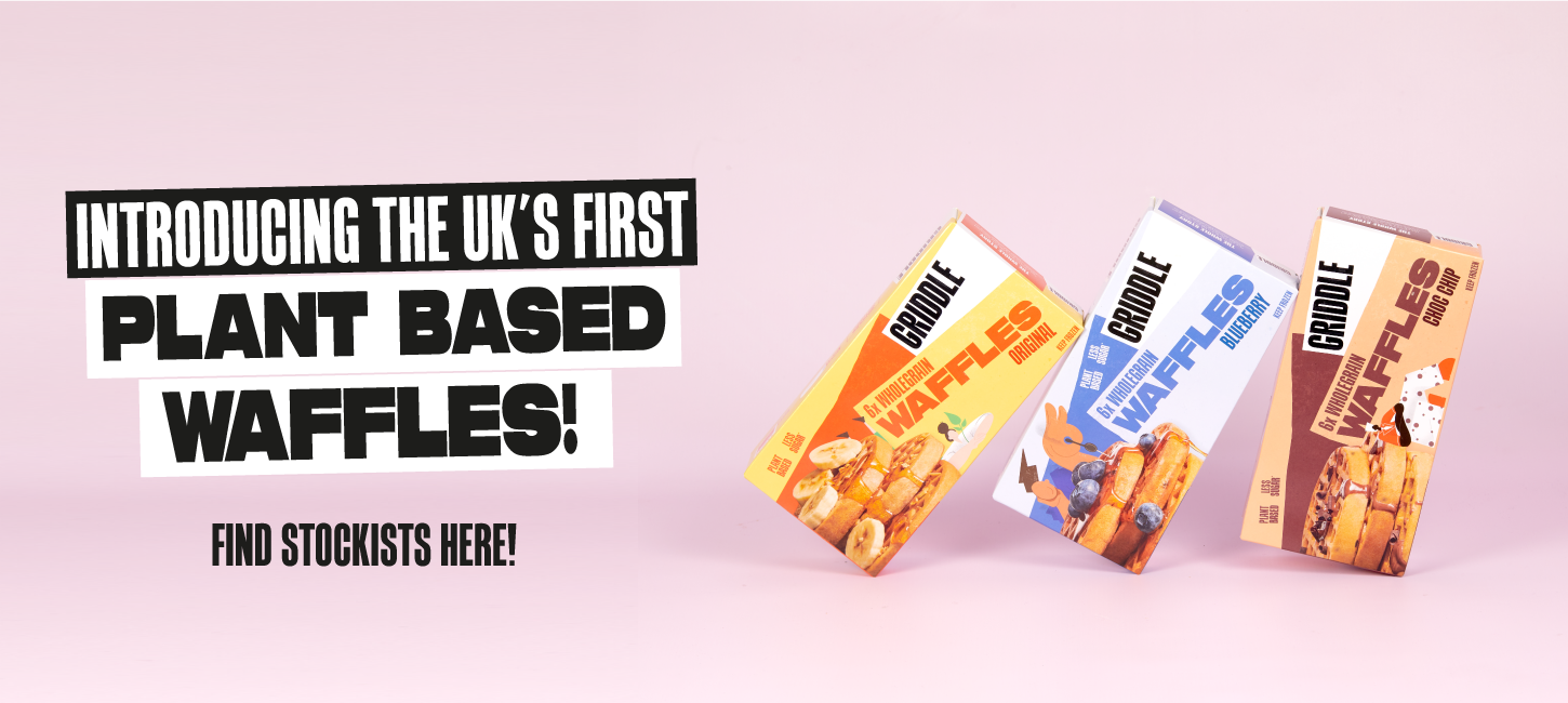 Introducing the UK's first plant based waffles