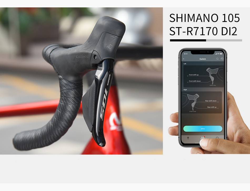 shimano 105 ST-R7170 -sava electronic shifting carbon road bike with R7170 24speed