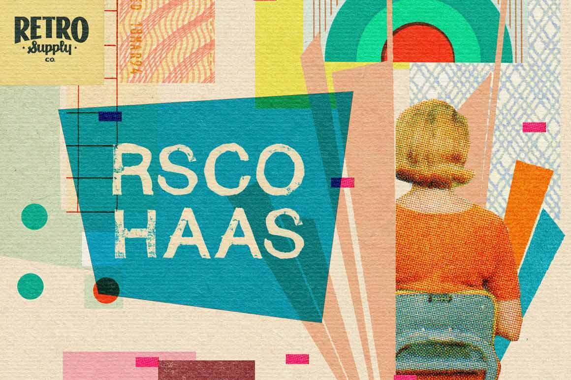 RSCO Haas sans-serif font by RetroSupply Co.