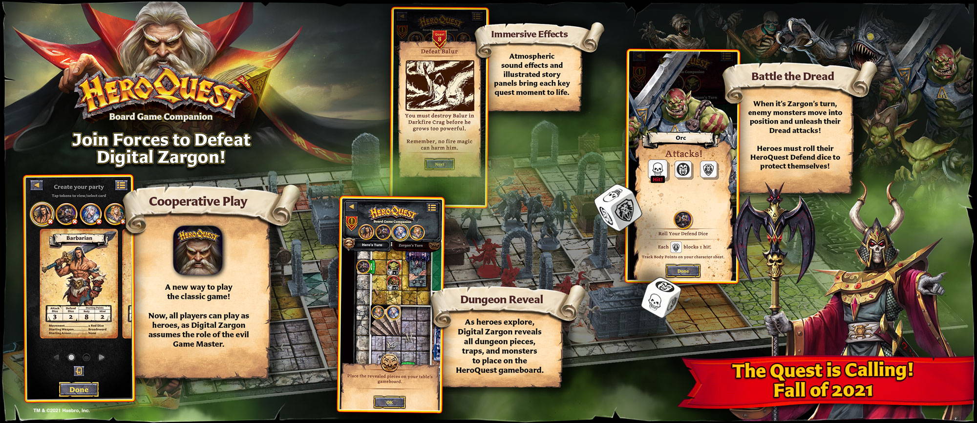 Heroquest: Companion App Details And Release Date – Hasbro Pulse