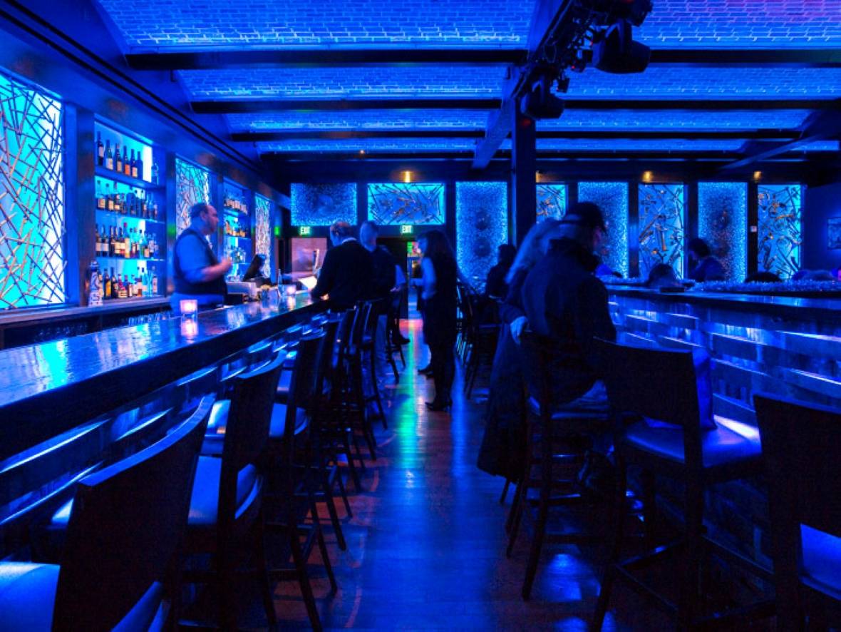 Bar lighting ideas using LED strip lights