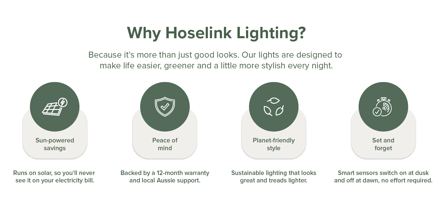 Benefits of Hoselink Lighting: sustainable, safe, versatile, and user-friendly.